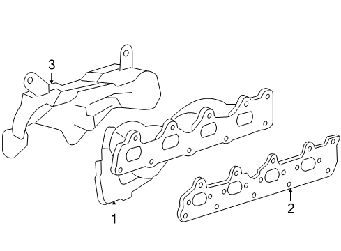 2008 Pontiac G6 Exhaust Manifold Diagram 1 - Thumbnail