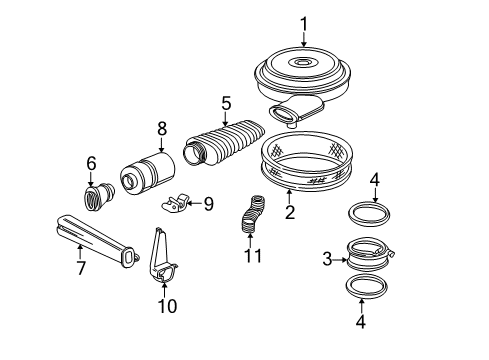 1995 GMC C2500 Filters Diagram 1 - Thumbnail