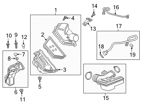 2016 Cadillac CT6 ECM Diagram for 12659039