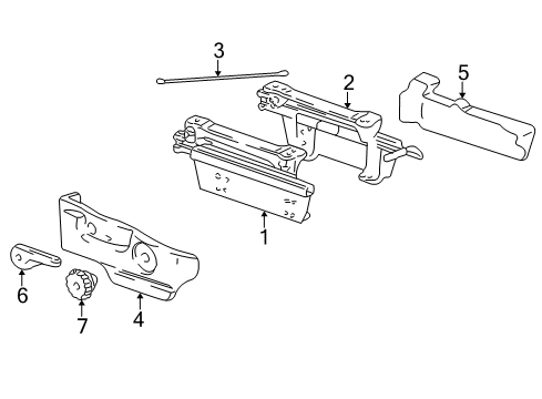 2003 Buick Rendezvous Outer Cover, Gray Diagram for 88948780
