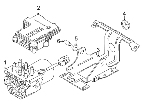 2005 Chevy Blazer ABS Components Diagram