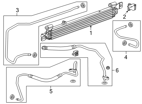2020 Chevy Impala Trans Oil Cooler Diagram