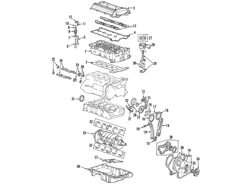 2010 Chevy Malibu Oil Filter Adapter Diagram for 12600225