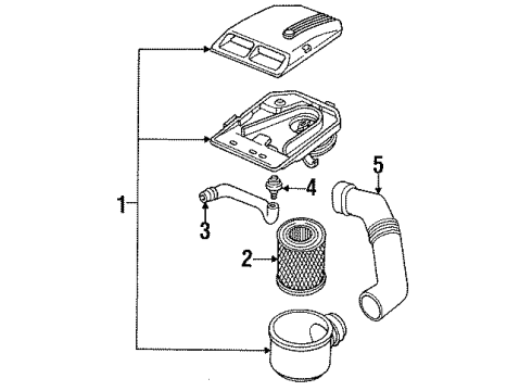 1988 Cadillac Allante Air Intake Diagram