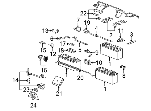 2006 Chevy Silverado 1500 Temperature Sensor Diagram for 88986968