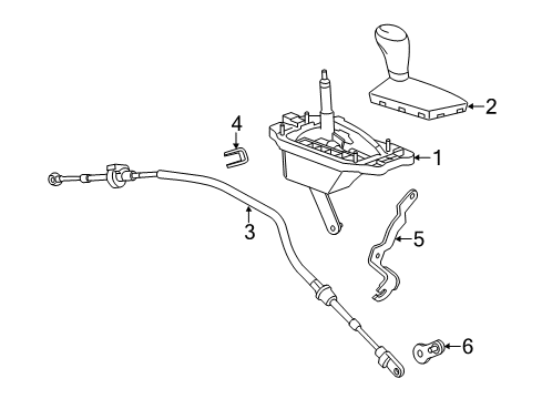2017 Chevy Corvette Gear Shift Control - AT Diagram
