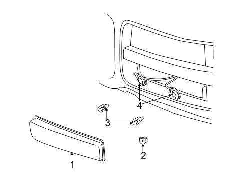 1999 Chevy Express 2500 Park Lamps Diagram 1 - Thumbnail