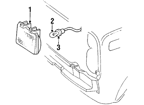 1993 Chevy G20 Park Lamps Diagram