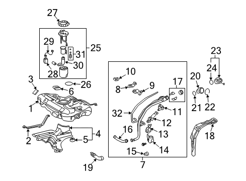 2010 Pontiac Vibe Senders Diagram 2 - Thumbnail