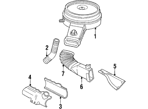 1987 Chevy Monte Carlo Air Inlet Diagram
