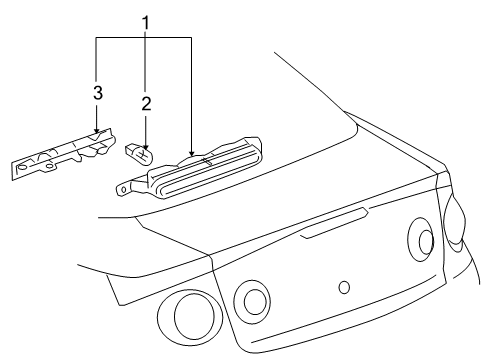 2005 Chevy Cobalt High Mount Lamps Diagram