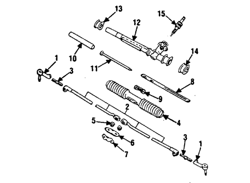1990 Oldsmobile Cutlass Calais Power Steering Pressure Hose Diagram for 26024244