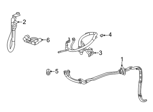 2022 Cadillac CT4 Battery Cables Diagram 3 - Thumbnail