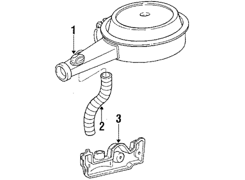 1985 GMC Caballero Air Intake Diagram