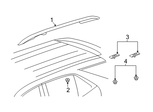 2022 Chevy Equinox Luggage Carrier Diagram