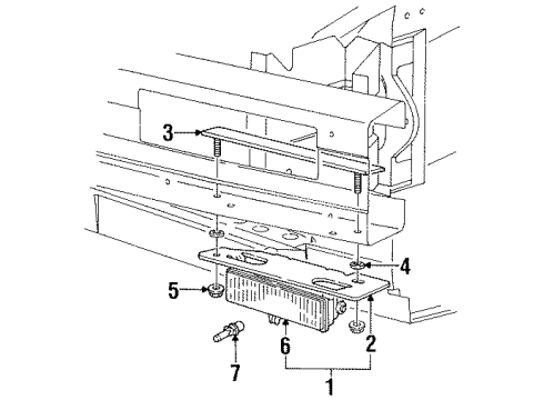 1994 Oldsmobile Achieva Fog Lamps Diagram