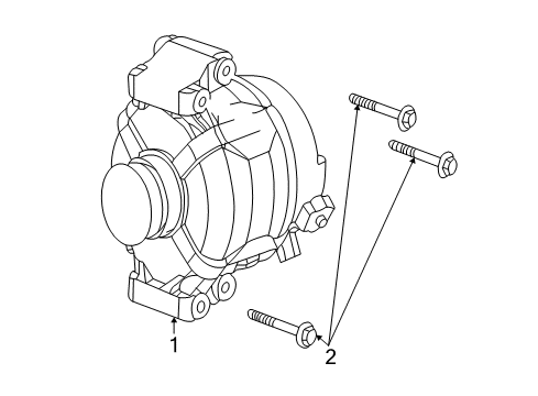 2004 Saturn Ion Alternator Diagram 4 - Thumbnail
