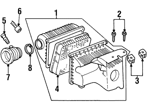1999 Buick LeSabre Air Intake Diagram