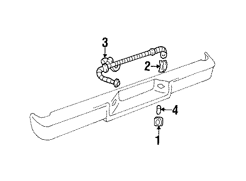 1994 Chevy C3500 License Lamps Diagram 1 - Thumbnail