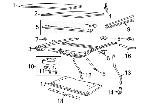 2009 Pontiac G8 Sunroof Diagram