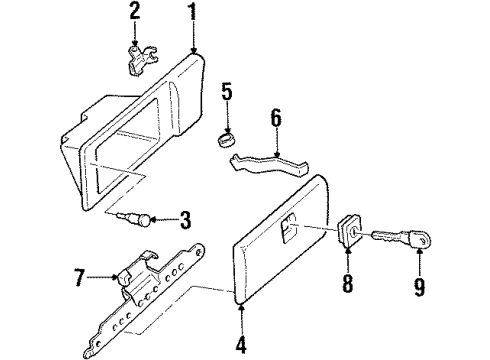 2000 Oldsmobile Silhouette Glove Box Diagram