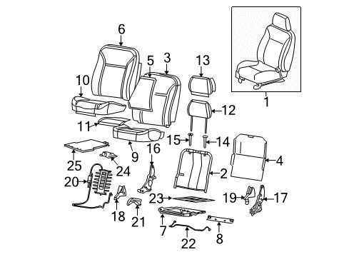 2012 GMC Canyon Heated Seats Diagram
