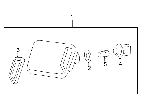 2012 GMC Canyon License Lamps Diagram