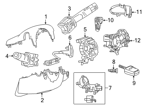 2017 Chevy Spark Ignition Lock Diagram