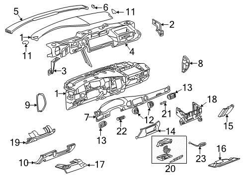 2004 Buick Regal Instrument Panel Diagram