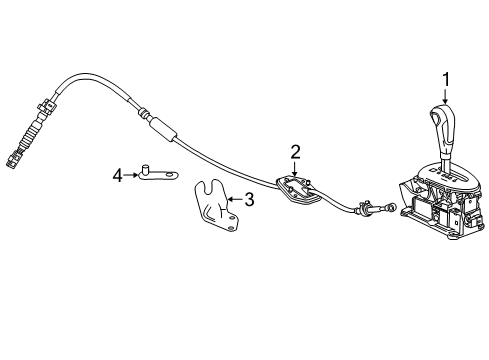 2015 Chevy Spark EV Gear Shift Control - AT Diagram