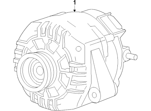 2013 Cadillac XTS Alternator Diagram 1 - Thumbnail