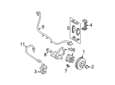 2003 Chevy Venture Front Brakes Diagram
