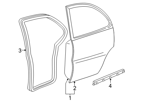 2005 Chevy Impala Rear Door Diagram