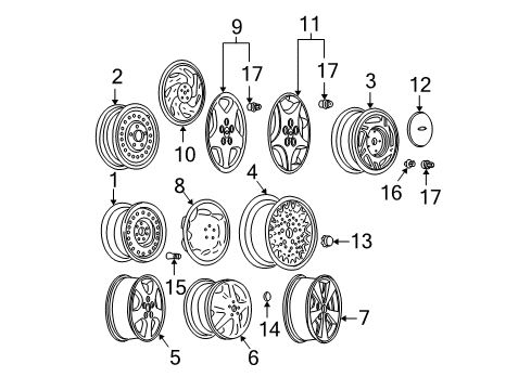 2005 Chevy Cavalier Wheels Diagram
