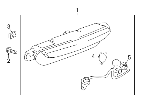 2018 Cadillac CT6 Backup Lamps Diagram