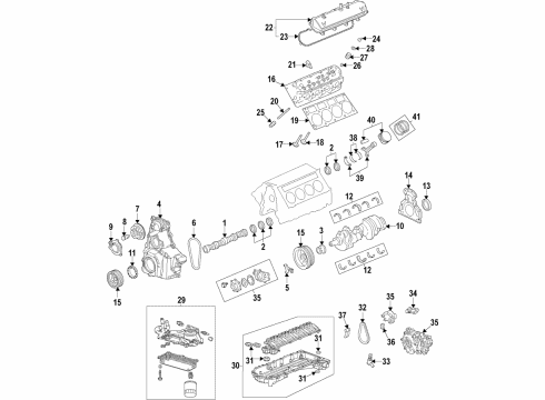 2023 Chevy Corvette Tube Seal Diagram for 24504031