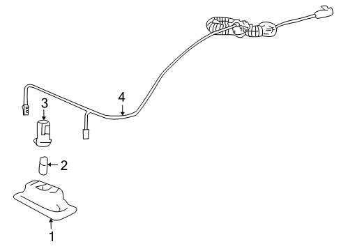 2009 Pontiac G8 License Lamps Diagram