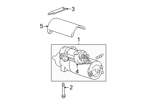 1998 GMC C1500 Starter, Electrical Diagram 1 - Thumbnail
