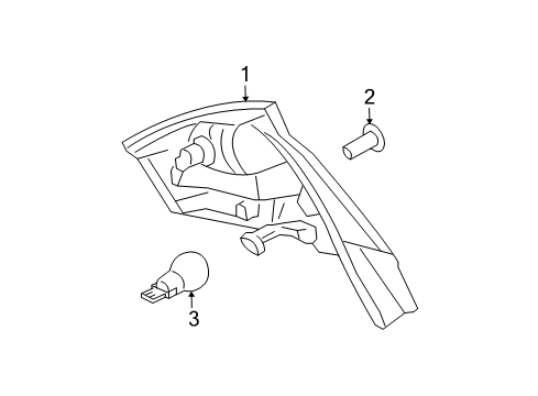 2007 Saturn Ion Tail Lamps Diagram 2 - Thumbnail