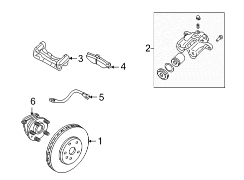 2005 Cadillac STS Rear Brakes Diagram