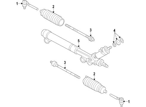 2013 Chevy Express 2500 P/S Pump & Hoses, Steering Gear & Linkage Diagram 2 - Thumbnail