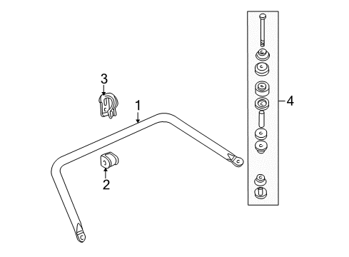 2004 Cadillac Seville Rear Suspension, Control Arm Diagram 3 - Thumbnail