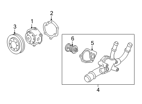 2022 Buick Enclave Water Pump Diagram