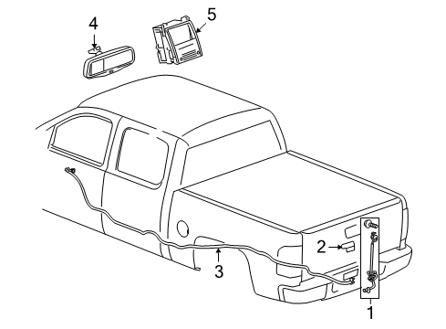 2009 Chevy Silverado 2500 HD Electrical Components Diagram