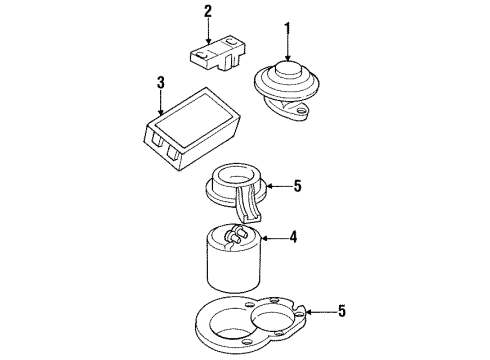 1991 Pontiac Sunbird Throttle Body Diagram for 17091078