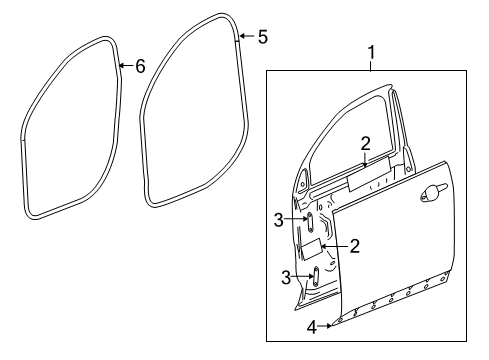 2017 Chevy Equinox Front Door Diagram