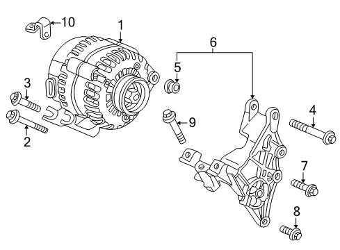2002 Pontiac Aztek Alternator Diagram