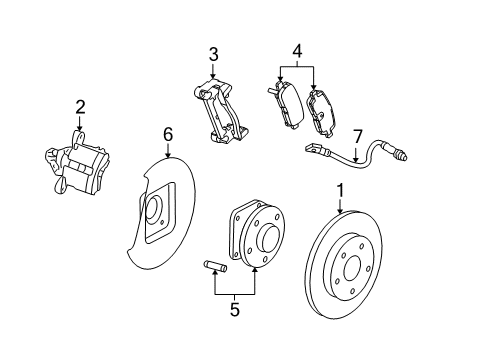 2005 Buick LaCrosse Rear Brakes Diagram