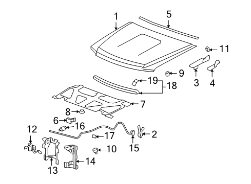 2012 GMC Sierra 1500 Outer Bracket, Driver Side Diagram for 25804174