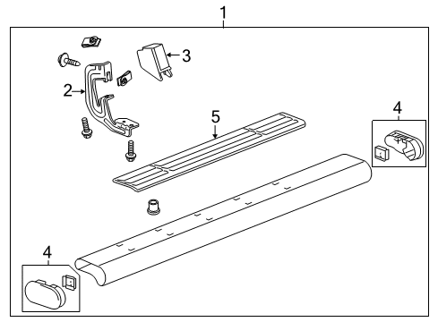 2010 Chevy Silverado 1500 Running Board Diagram 5 - Thumbnail